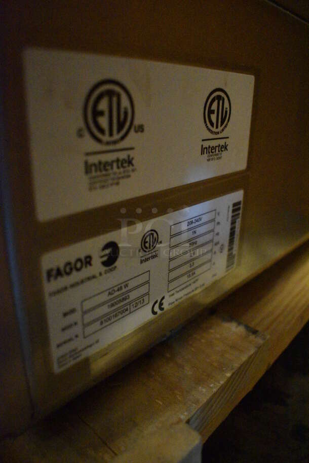 BRAND NEW! 2013 Fagor Model AD-48 W Stainless Steel Commercial Undercounter Dishwasher. 208-230 Volts, 1 Phase. 24x25x32 - Image 11 of 12