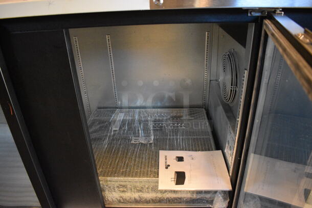 BRAND NEW! 2015 Micro Matic Model MBB-94 G RT Stainless Steel Commercial 3 Door Back Bar Undercounter Cooler Merchandiser. 115 Volts, 1 Phase. 96x28x37. Tested and Working! - Image 3 of 9