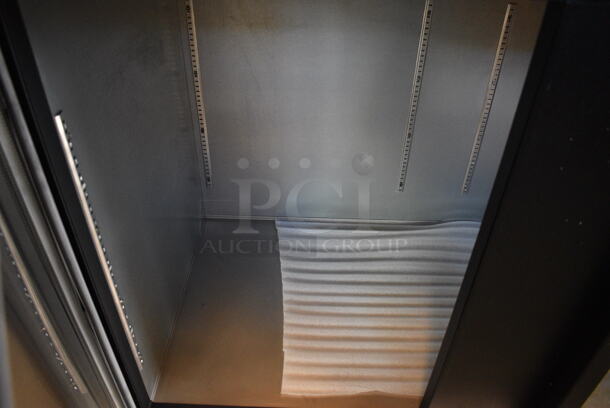 BRAND NEW! 2015 Micro Matic Model MBB-94 G RT Stainless Steel Commercial 3 Door Back Bar Undercounter Cooler Merchandiser. 115 Volts, 1 Phase. 96x28x37. Tested and Working! - Image 4 of 10