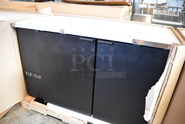 BRAND NEW! 2014 Micro Matic Model MDD-58W Metal Commercial 2 Door Direct Draw Kegerator. 115 Volts, 1 Phase. 60x28x37. Tested and Working! - Image 2 of 12