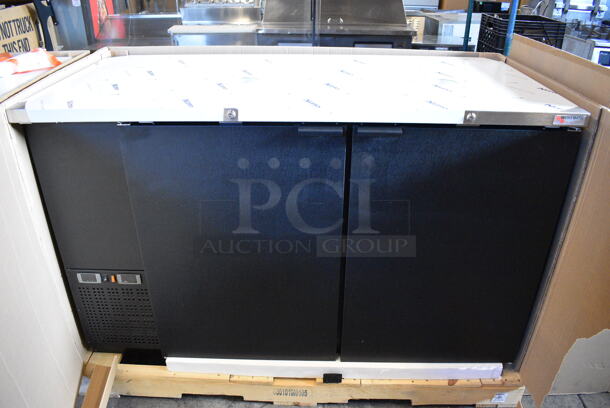 BRAND NEW! 2014 Micro Matic Model MDD-58W Metal Commercial 2 Door Direct Draw Kegerator. 115 Volts, 1 Phase. 60x28x37. Tested and Working! - Image 1 of 10