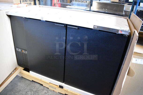BRAND NEW! 2014 Micro Matic Model MDD-58W Metal Commercial 2 Door Direct Draw Kegerator. 115 Volts, 1 Phase. 60x28x37. Tested and Working! - Image 2 of 10