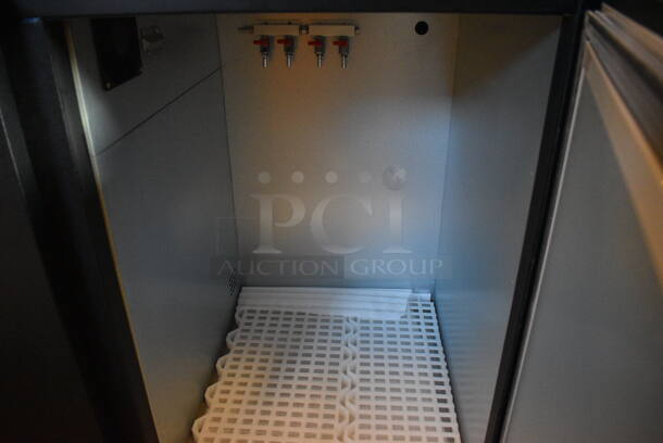 BRAND NEW! 2014 Micro Matic Model MDD-58W Metal Commercial 2 Door Direct Draw Kegerator. 115 Volts, 1 Phase. 60x28x37. Tested and Working! - Image 4 of 10