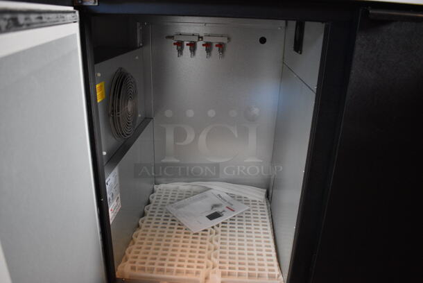 BRAND NEW! 2014 Micro Matic Model MDD-58W Metal Commercial 2 Door Direct Draw Kegerator. 115 Volts, 1 Phase. 60x28x37. Tested and Working! - Image 6 of 10