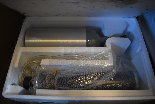 BRAND NEW! Model ZPJ-170 Metal Commercial Single Door Direct Draw Kegerator. Comes w/ Beer Tower! 21x25.5x33. Tested and Working! - Image 8 of 9