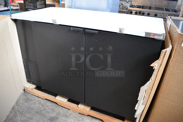 BRAND NEW! 2011 Micro Matic Model MDD-58 Metal Commercial 2 Door Direct Draw Kegerator. 115 Volts, 1 Phase. 60x28x38. Tested and Working! - Image 2 of 8