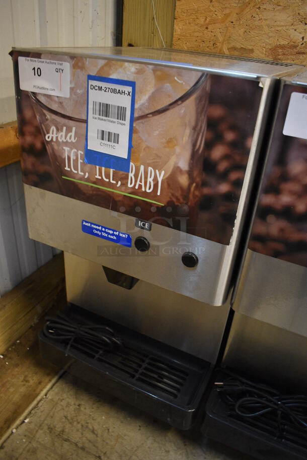 BRAND NEW! Hoshizaki Model DCM-270BAH Stainless Steel Commercial Countertop Ice and Water Dispenser Machine. 115-120 Volts, 1 Phase. 16.5x24x32 - Image 2 of 6