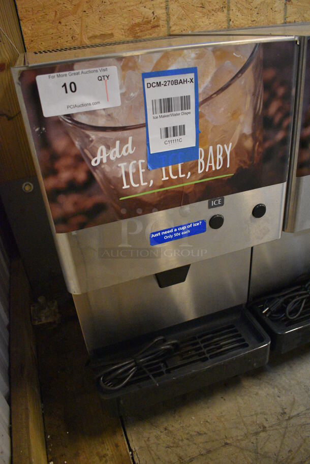 BRAND NEW! Hoshizaki Model DCM-270BAH Stainless Steel Commercial Countertop Ice and Water Dispenser Machine. 115-120 Volts, 1 Phase. 16.5x24x32 - Image 3 of 6