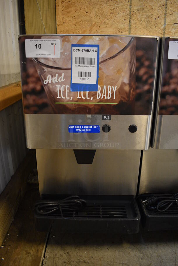 BRAND NEW! Hoshizaki Model DCM-270BAH Stainless Steel Commercial Countertop Ice and Water Dispenser Machine. 115-120 Volts, 1 Phase. 16.5x24x32 - Image 4 of 6