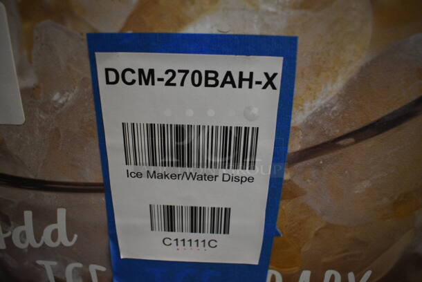 BRAND NEW! Hoshizaki Model DCM-270BAH Stainless Steel Commercial Countertop Ice and Water Dispenser Machine. 115-120 Volts, 1 Phase. 16.5x24x32 - Image 6 of 6