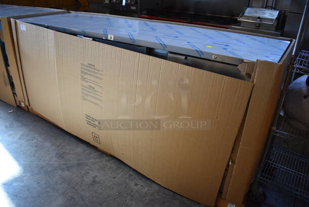 BRAND NEW! 2014 Fagor Model FBB-95-S-SLP-GR Stainless Steel Commercial 3 Door Undercounter Cooler. 115 Volts, 1 Phase. 95.5x29x37.5. Tested and Working! - Image 8 of 8