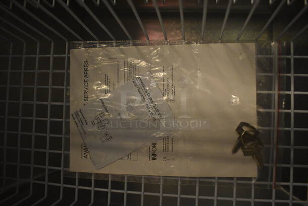 BRAND NEW! Model XS246YBL Metal Commercial Cooler Chest Showcase Merchandiser w/ 2 Sliding Lids. 110 Volts, 1 Phase. 33x26x33.5. Tested and Working! - Image 5 of 8