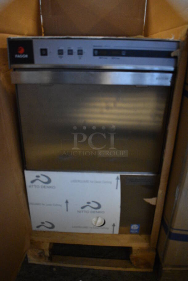 BRAND NEW! 2012 Fagor Model AD-21WSD Stainless Steel Commercial Undercounter Dishwasher. 230 Volts, 1 Phase. 18x22x28 - Image 3 of 11