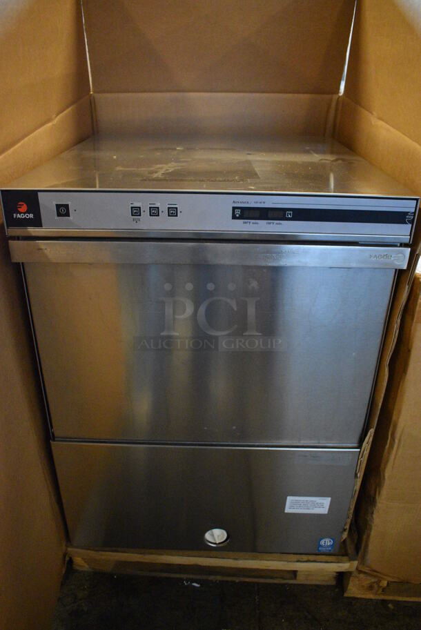 BRAND NEW! 2013 Fagor Model AD-48 W Stainless Steel Commercial Undercounter Dishwasher. 208-230 Volts, 1 Phase. 24x25x32 - Image 1 of 12