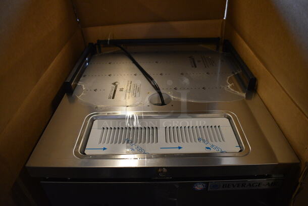 BRAND NEW! Beverage Air Model BM23HC-S-32-JC Stainless Steel Commercial Direct Draw Kegerator on Commercial Casters. Comes w/ Beer Tower! 115 Volts, 1 Phase. 25x27x38. Tested and Working! - Image 3 of 9