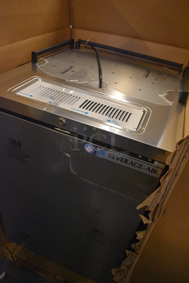 BRAND NEW! Beverage Air Model BM23HC-S-32-JC Stainless Steel Commercial Direct Draw Kegerator on Commercial Casters. Comes w/ Beer Tower! 115 Volts, 1 Phase. 25x27x38. Tested and Working! - Image 4 of 9