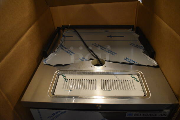 BRAND NEW! Beverage Air Model BM23HC-S-32-JC Stainless Steel Commercial Direct Draw Kegerator on Commercial Casters. Comes w/ Beer Tower! 115 Volts, 1 Phase. 25x27x38. Tested and Working! - Image 4 of 7