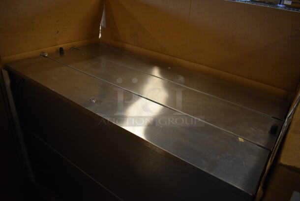 BRAND NEW! Beverage Air Model ST58N-S Stainless Steel Commercial Milk Chest Cooler on Commercial Casters. 115 Volts, 1 Phase. 58x31x41. Tested and Working! - Image 3 of 7