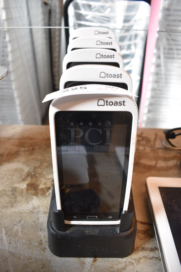 ALL ONE MONEY! Lot of 5 Toast Portable Handheld Pro Credit Card Readers. Each: 4x3x8. Set: 6x14x12