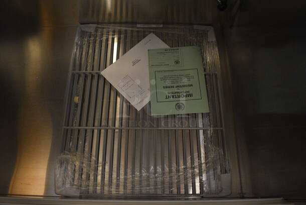 BRAND NEW! Beverage Air Model ST49N Stainless Steel Commercial Milk Chest Cooler on Commercial Casters. 115 Volts, 1 Phase. 49x31x40. Tested and Working! - Image 4 of 9