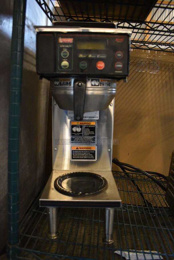NICE! 2013 Bunn Model AXIOM-35-2 Stainless Steel Commercial Countertop 2 Burner Coffee Machine w/ Metal Brew Basket. 120/208-240 Volts, 1 Phase. 8x18x24 - Image 5 of 5