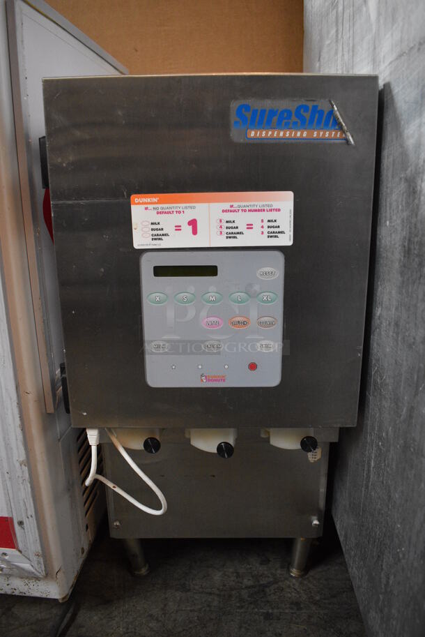 NICE! SureShot Model AC20 Stainless Steel Commercial Countertop Flavor Dispenser. 12x22x27 - Image 2 of 5