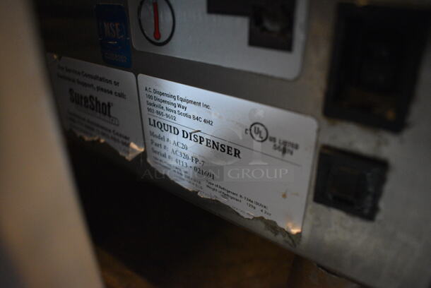 NICE! SureShot Model AC20 Stainless Steel Commercial Countertop Flavor Dispenser. 12x22x27 - Image 5 of 5