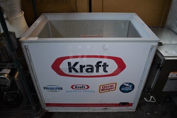 NICE! Model SC-180 Metal Commercial Floor Style Open Grab N Go Merchandiser Cooler on Commercial Casters. 115 Volts, 1 Phase. 34x21x32. Tested and Working! - Image 1 of 6