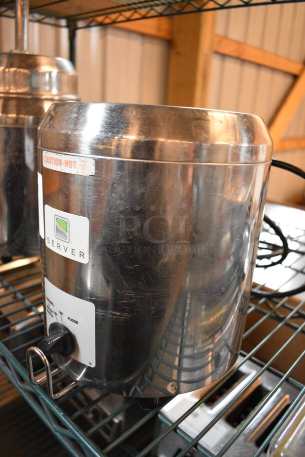 NICE! Server Model FSP Stainless Steel Commercial Countertop Food Warmer. 120 Volts, 1 Phase. 8x9x9. Tested and Working! - Image 2 of 4
