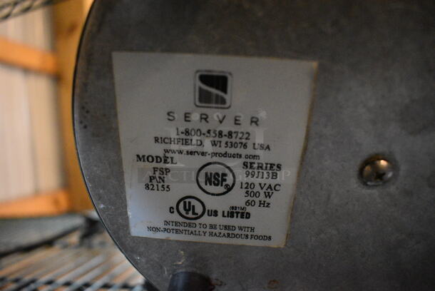 NICE! Server Model FSP Stainless Steel Commercial Countertop Food Warmer. 120 Volts, 1 Phase. 8x9x9. Tested and Working! - Image 4 of 4