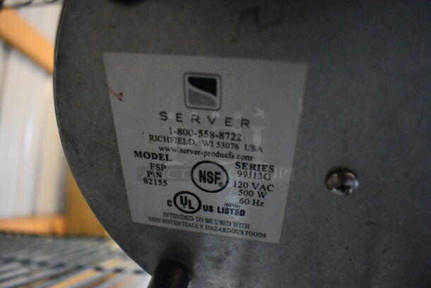 NICE! Server Model FSP Stainless Steel Commercial Countertop Food Warmer w/ Pump Top. 120 Volts, 1 Phase. 8x9x16. Tested and Working! - Image 5 of 5