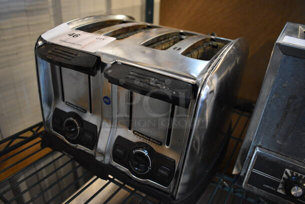 Proctor Silex Stainless Steel Countertop 4 Slot Toaster. 11x11x9 - Image 2 of 4