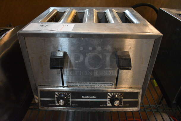 Toastmaster Stainless Steel Countertop 4 Slot Toaster. 11x10x9.5 - Image 1 of 4