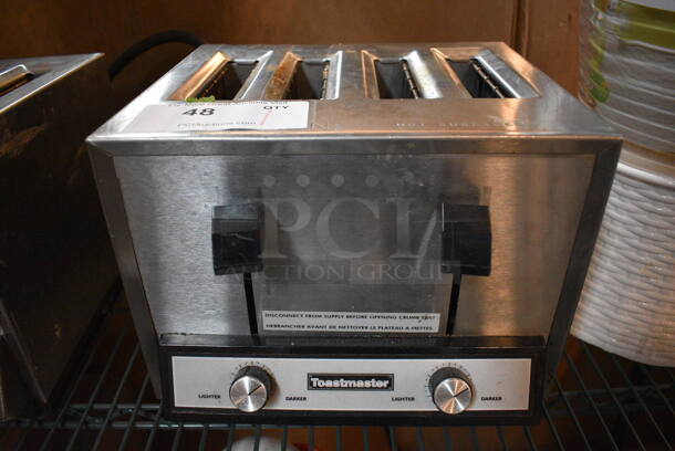 Toastmaster Stainless Steel Countertop 4 Slot Toaster. 11x10x10