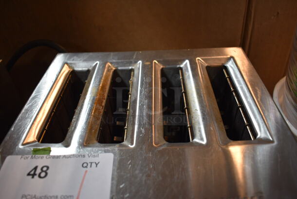 Toastmaster Stainless Steel Countertop 4 Slot Toaster. 11x10x10 - Image 4 of 4