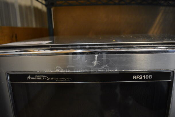 Amana Model RFS108 Stainless Steel Commercial Countertop Microwave Oven. 22x18x14 - Image 5 of 5