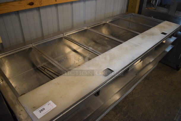 NICE! Duke Model SUB-FC-206-LT Stainless Steel Commercial Electric Powered Refrigerated Prep Table. 120 Volts, 1 Phase. 86x34x37. Cannot Test - Unit Was Previously Hardwired - Image 2 of 6