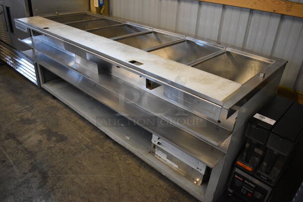 NICE! Duke Model SUB-FC-206-LT Stainless Steel Commercial Electric Powered Refrigerated Prep Table. 120 Volts, 1 Phase. 86x34x37. Cannot Test - Unit Was Previously Hardwired - Image 3 of 6