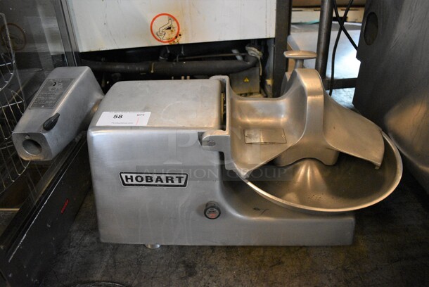 GREAT! Hobart Stainless Steel Commercial Countertop Buffalo Chopper w/ S Blade. 115 Volts, 1 Phase. 31x18x15. Tested and Working! - Image 1 of 6