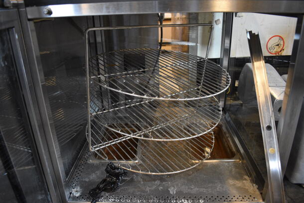 NICE! Nemco Stainless Steel Commercial Countertop Warming Holding Cabinet Merchandiser. 22.5x22.5x30. Could Not Test - Unit Trips Breaker - Image 3 of 4