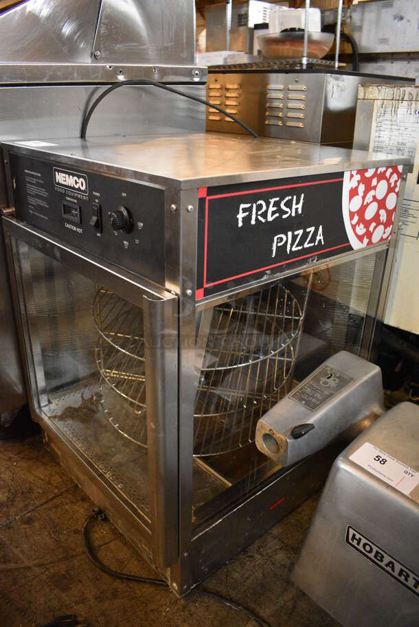 NICE! Nemco Stainless Steel Commercial Countertop Warming Holding Cabinet Merchandiser. 22.5x22.5x30. Could Not Test - Unit Trips Breaker - Image 4 of 4