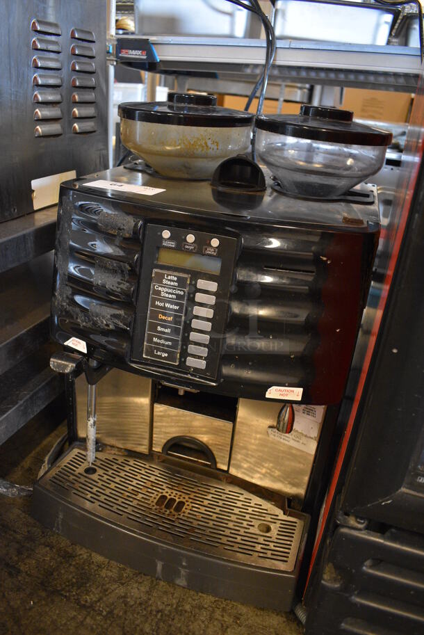 FANTASTIC! Schaerer Model SCA1 Coffee Art Plus Automatic Coffee Espresso Machine w/ 2 Hopper Bean Grinders and Steam Wand. 240 Volts, 1 Phase. 17x18x26 - Image 2 of 7