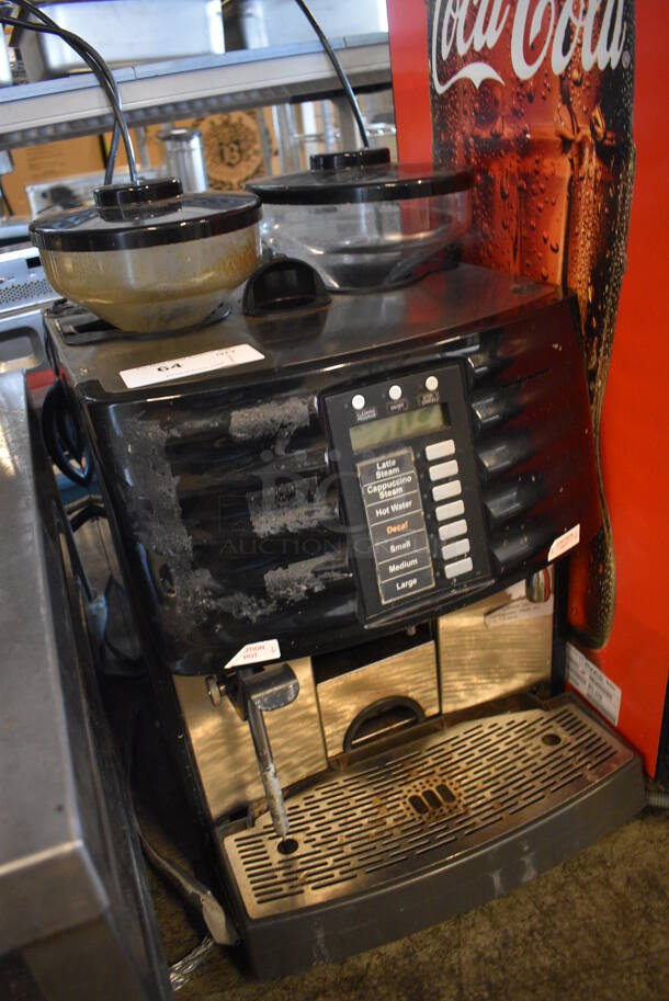 FANTASTIC! Schaerer Model SCA1 Coffee Art Plus Automatic Coffee Espresso Machine w/ 2 Hopper Bean Grinders and Steam Wand. 240 Volts, 1 Phase. 17x18x26 - Image 3 of 7