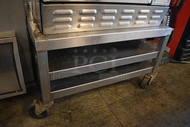 FANTASTIC! Turbochef Model NGC Stainless Steel Commercial Countertop Electric Powered Rapid Cook Oven on Stainless Steel Commercial Equipment Stand w/ Commercial Casters. 208/240 Volts, 1 Phase. 24x26x19 - Image 9 of 9