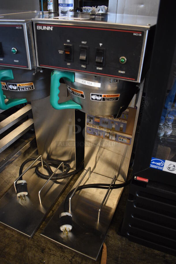 NICE! Bunn Model IC3 Stainless Steel Commercial Countertop Iced Tea Machine w/ Metal Brew Basket. 120/208 Volts, 1 Phase. 12x24x32 - Image 2 of 5
