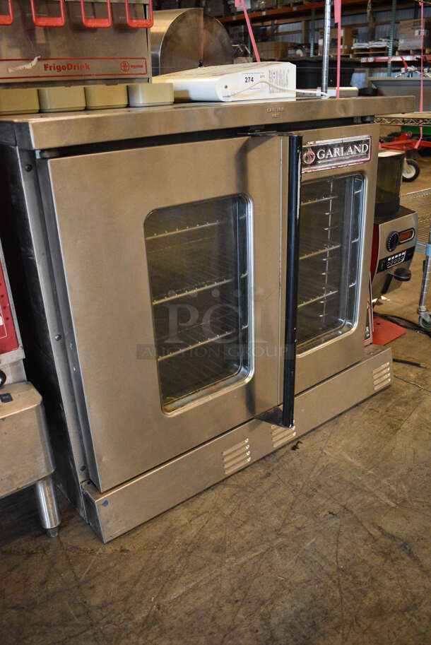 BEAUTIFUL! Garland Master 300 Stainless Steel Commercial Electric Powered Full Size Convection Oven w/ View Through Doors, Metal Oven Racks and Thermostatic Controls. 38x38x32 - Image 5 of 6
