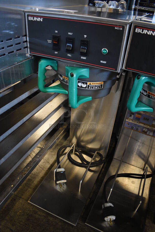 NICE! 2013 Bunn Model IC3 Stainless Steel Commercial Countertop Iced Tea Machine w/ Poly Brew Basket. 120/208 Volts, 1 Phase. 12x24x32 - Image 2 of 4