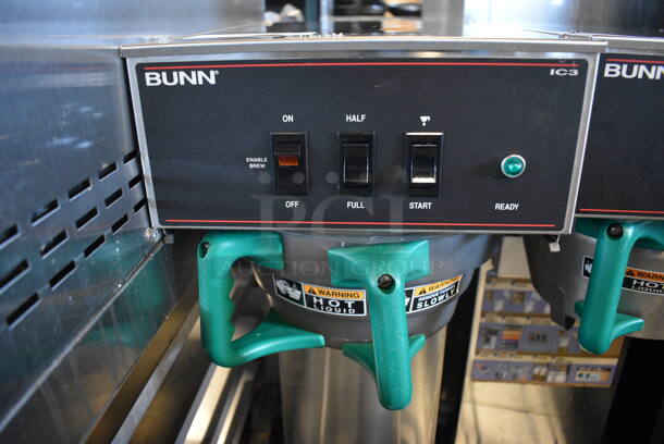 NICE! 2013 Bunn Model IC3 Stainless Steel Commercial Countertop Iced Tea Machine w/ Poly Brew Basket. 120/208 Volts, 1 Phase. 12x24x32 - Image 3 of 4