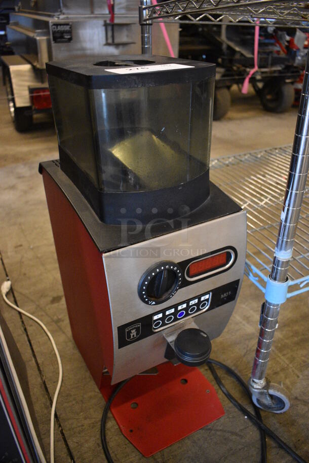WOW! Azkoyen Model M-01 Metal Commercial Countertop Single Hopper Espresso Bean Grinder. 230 Volts. 9x15x26.5 - Image 2 of 5