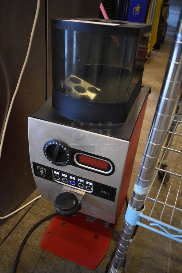 WOW! Azkoyen Model M-01 Metal Commercial Countertop Single Hopper Espresso Bean Grinder. 230 Volts. 9x15x26.5 - Image 3 of 5
